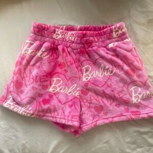 Barbie Pink Casual Shorts with Elastic Waistband
